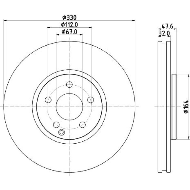 Bremsscheibe 8DD 355 120-961