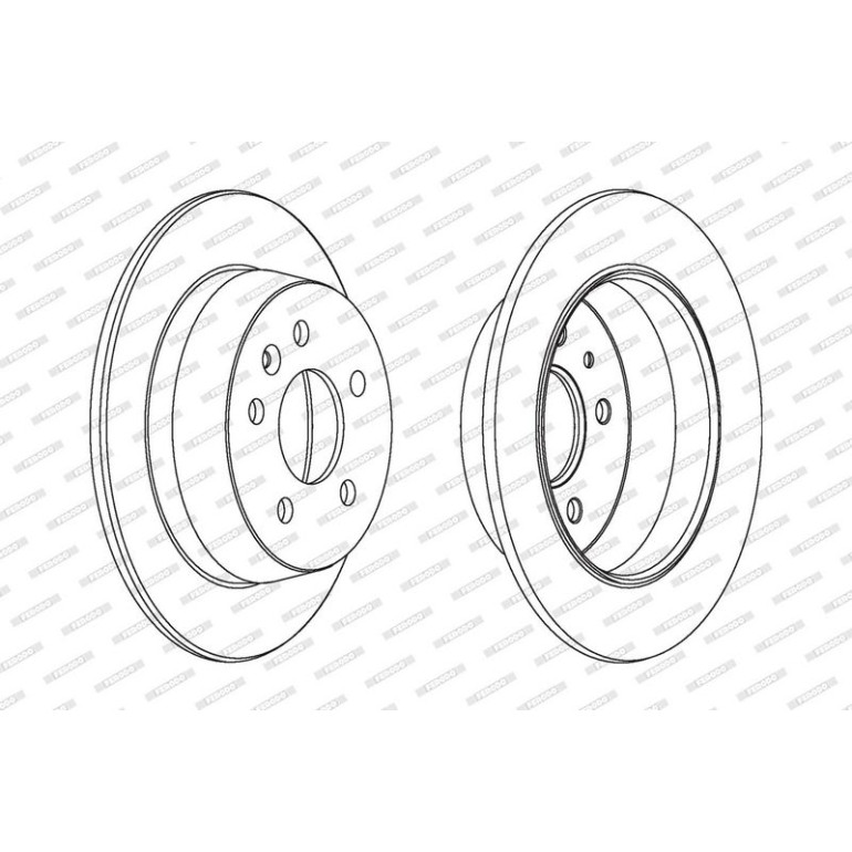Bremsscheibe DDF861C Bremsscheibe DDF861C