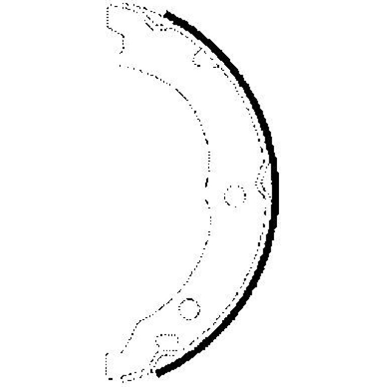 Bremsbackensatz, Feststellbremse 8DA 355 050-571 Bremsbackensatz, Feststellbremse 8DA 355 050-571