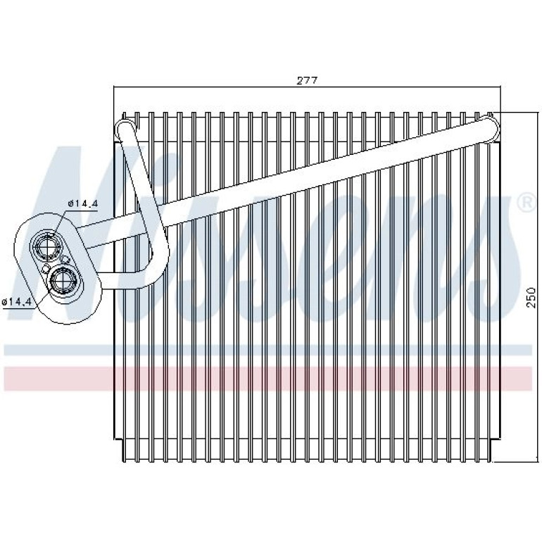 Verdampfer, Klimaanlage 92289 Verdampfer, Klimaanlage 92289