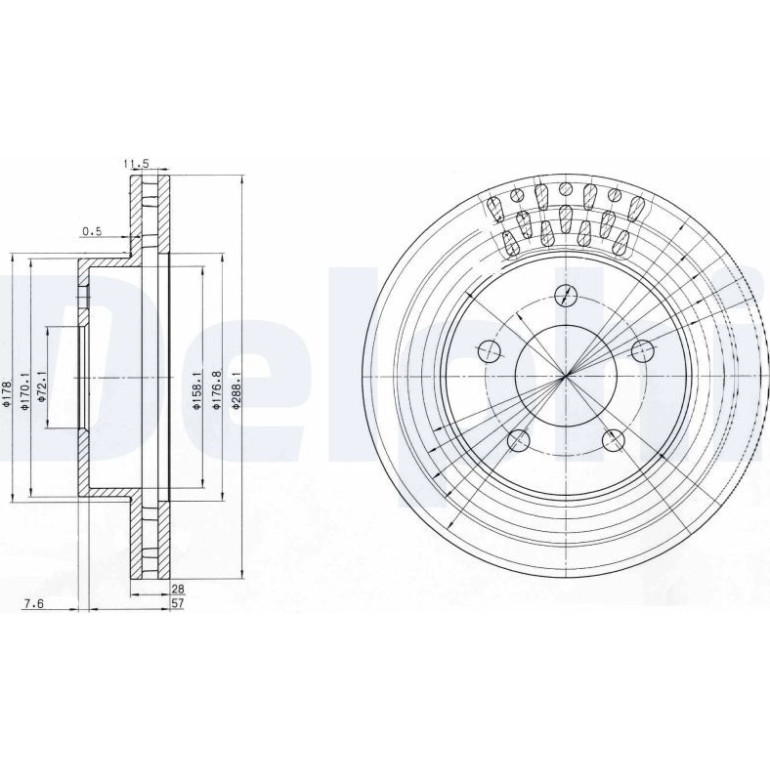 Bremsscheibe BG3846 Bremsscheibe BG3846