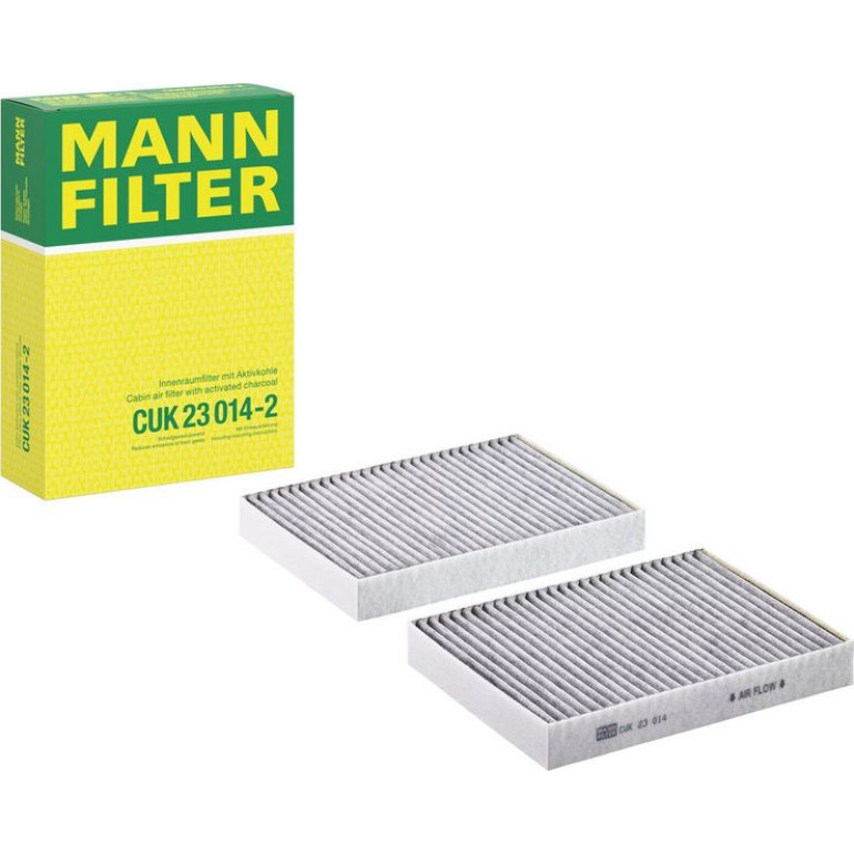 MANN-FILTER CUK 23 014-2 Innenraumfilter, Aktivkohlefilter MANN-FILTER CUK 23 014-2 Innenraumfilter, Aktivkohlefilter