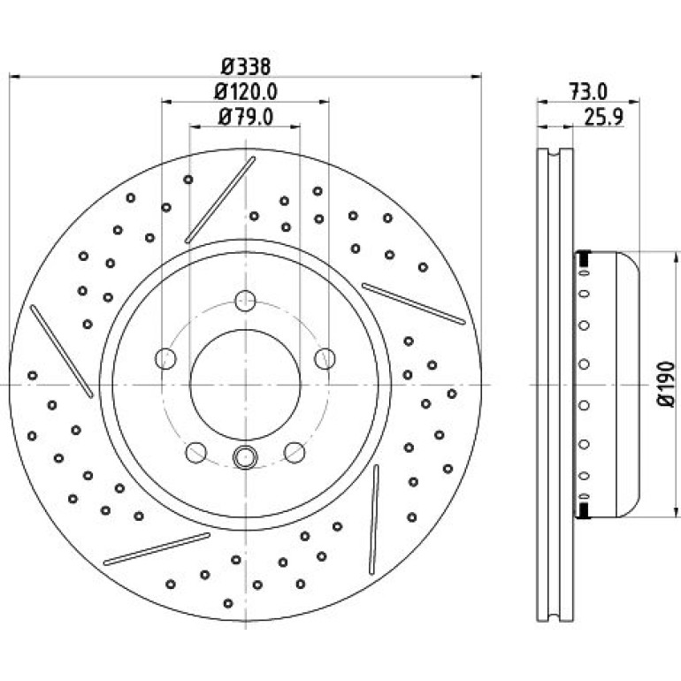 Bremsscheibe 8DD 355 123-041 Bremsscheibe 8DD 355 123-041