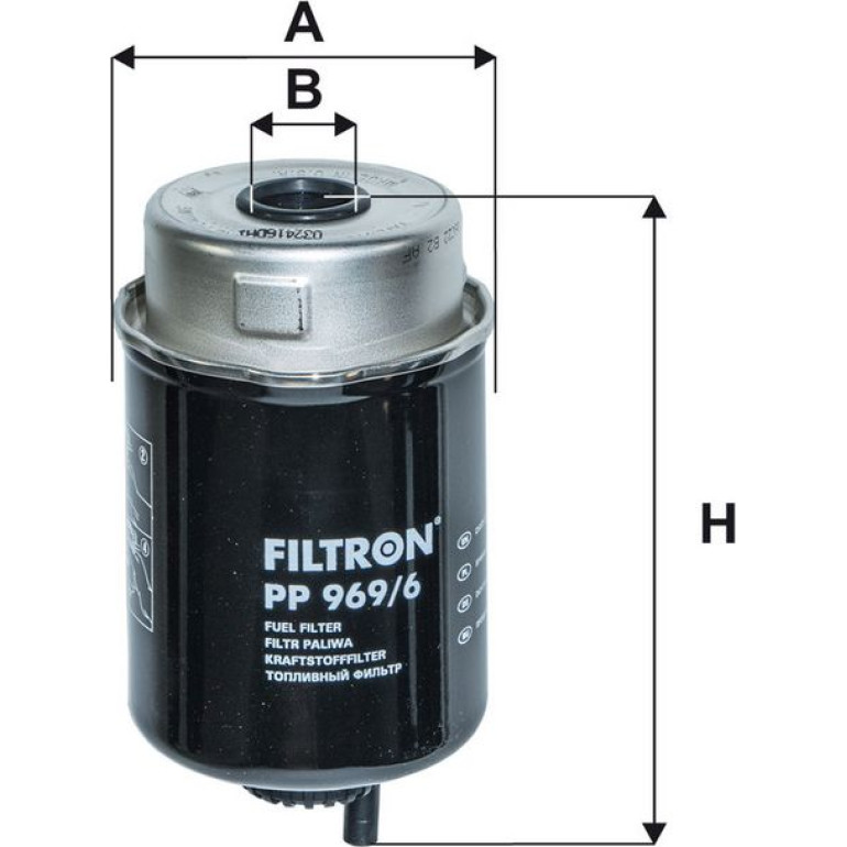 Kraftstofffilter PP 969/6 Kraftstofffilter PP 969/6
