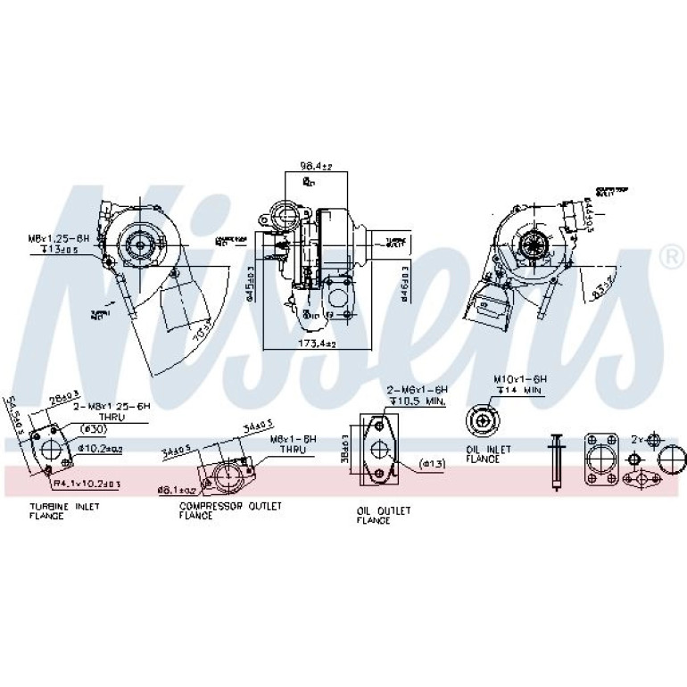 Nissens Turbolader 93037