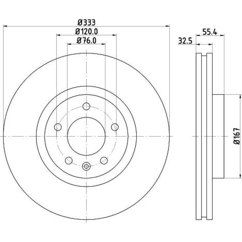Bremsscheibe 8DD 355 109-681