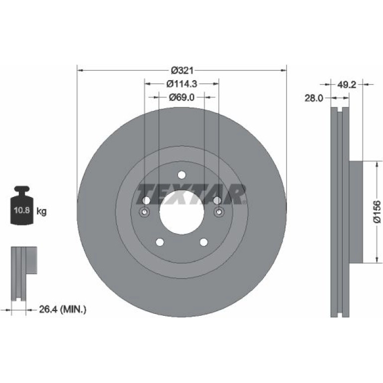 Bremsscheibe 92242903 Bremsscheibe 92242903
