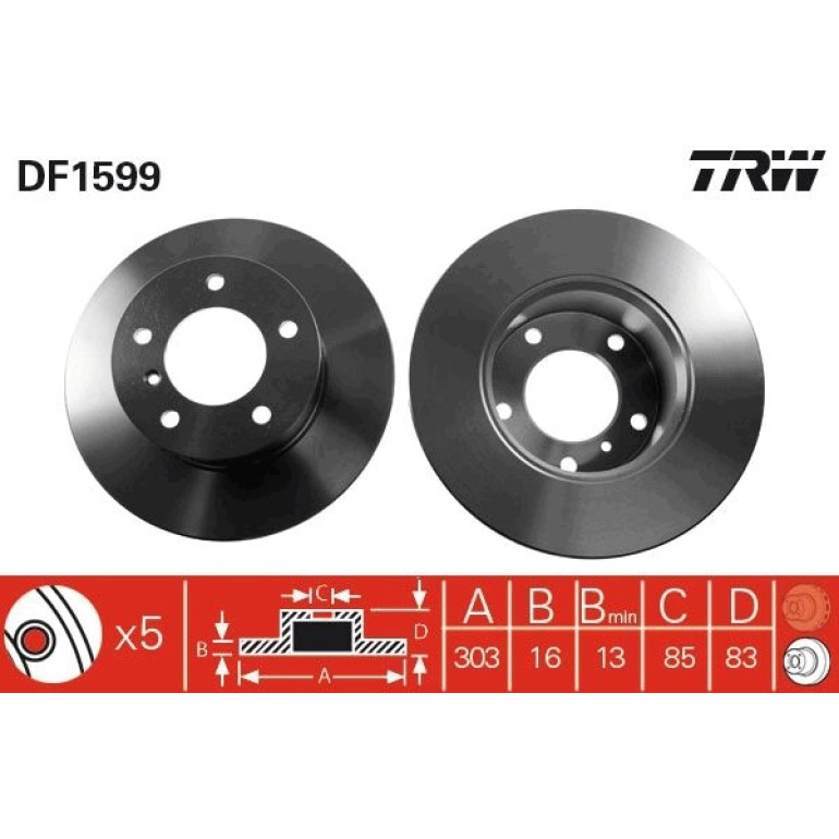 Bremsscheibe DF1599