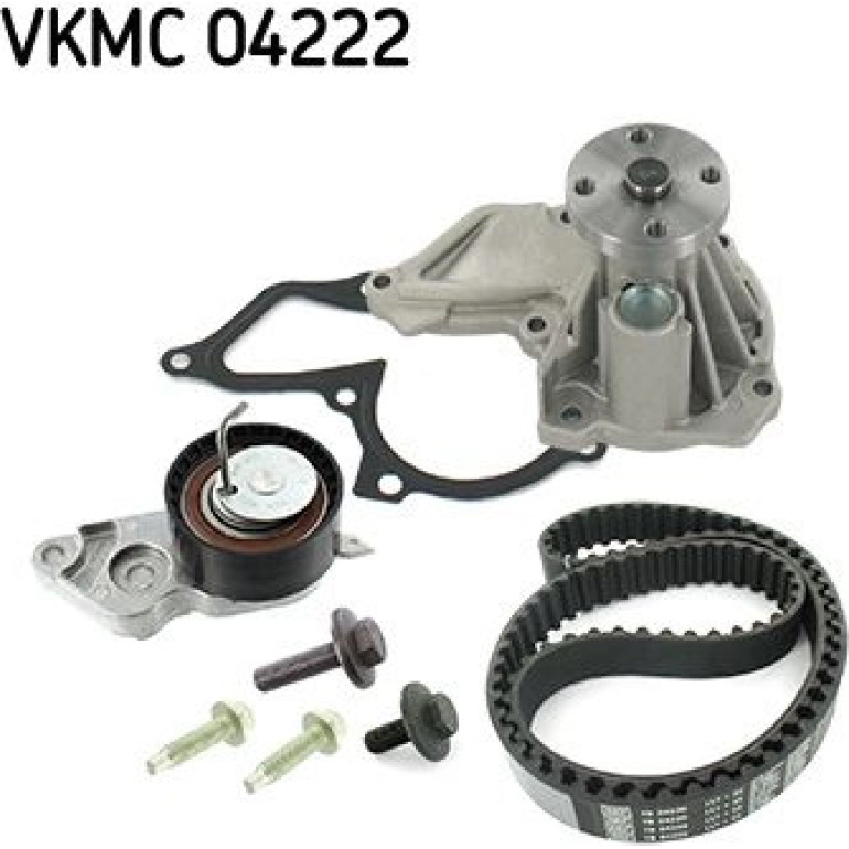 Wasserpumpe + Zahnriemensatz VKMC 04222