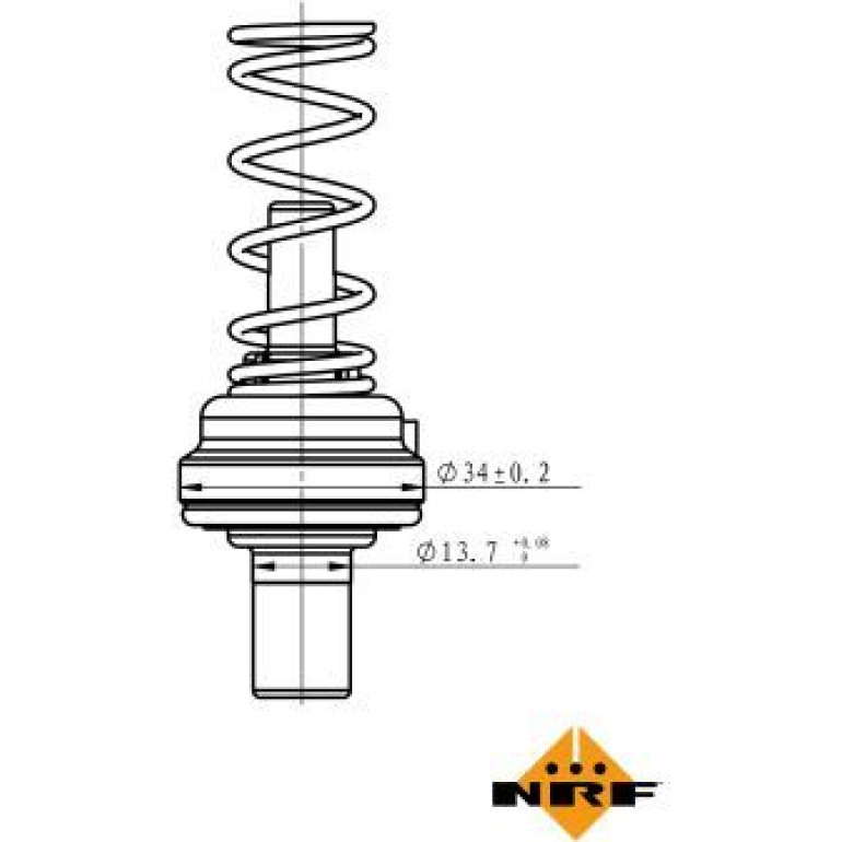 Thermostat, Kühlmittel 725195 Thermostat, Kühlmittel 725195