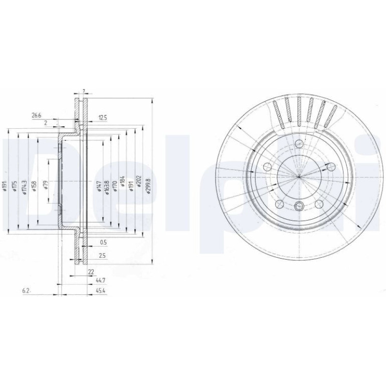 Bremsscheibe BG3527 Bremsscheibe BG3527