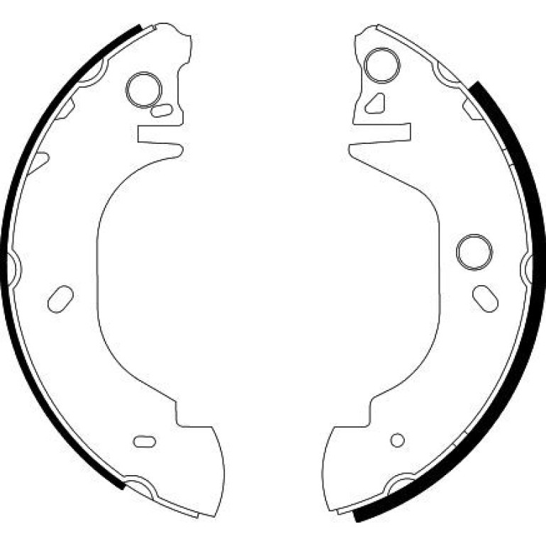 Bremsbackensatz 8DB 355 001-611 Bremsbackensatz 8DB 355 001-611