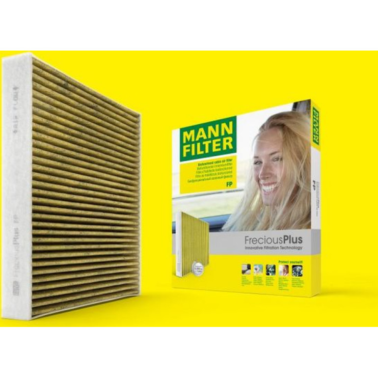MANN-FILTER FP 29 005 Innenraumfilter FreciousPlus Aktivkohlefilter mit Polyphenol, antibakteriell, Feinstaubfilter (PM 2.5)