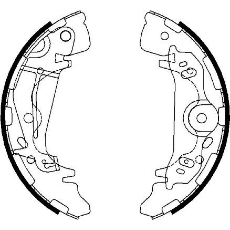Bremsbackensatz 91075800 Bremsbackensatz 91075800