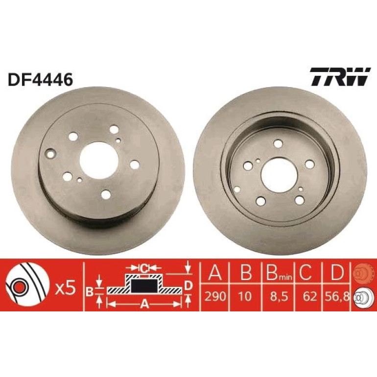Bremsscheibe DF4446 Bremsscheibe DF4446