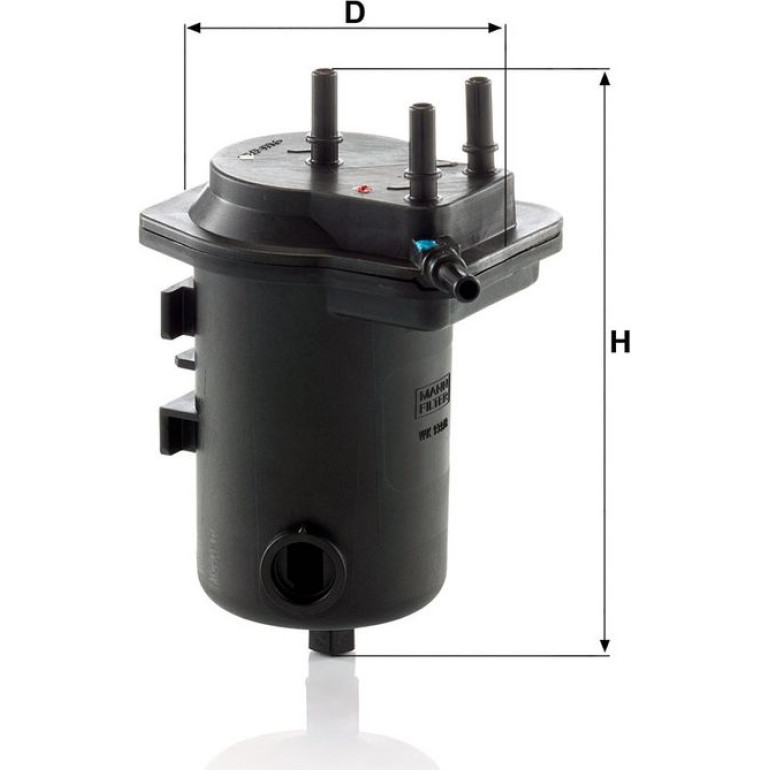 Kraftstofffilter WK 939/8 X Kraftstofffilter WK 939/8 X