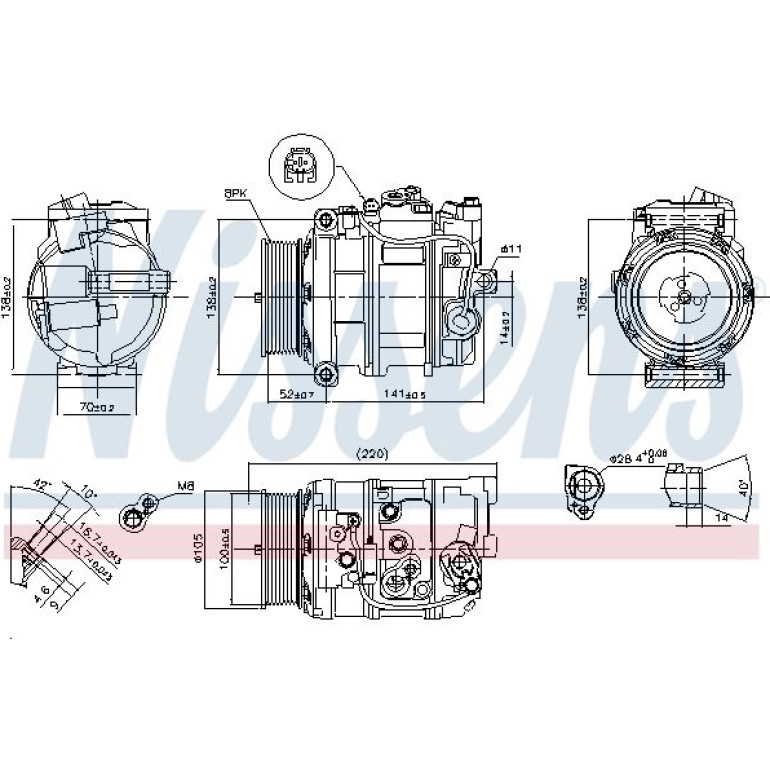 Kompressor, Klimaanlage 890197