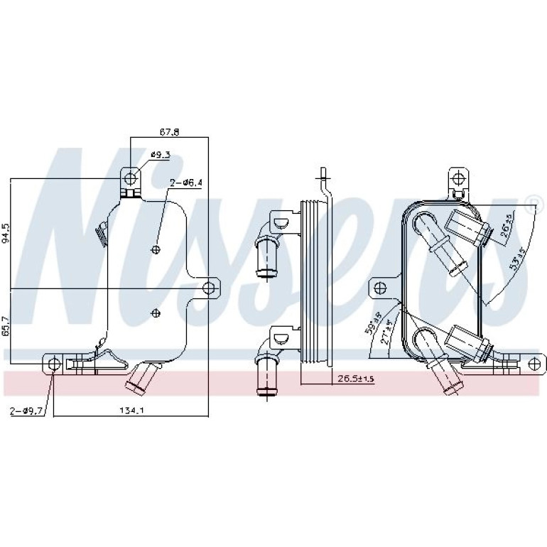 Ölkühler, Automatikgetriebe 90891 Ölkühler, Automatikgetriebe 90891