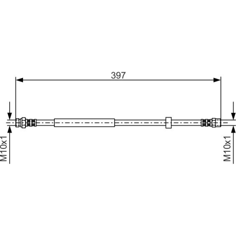 Bremsschlauch 1 987 476 714