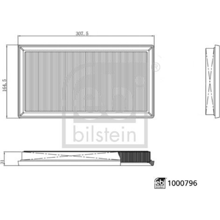 Luftfilter 1000796 Luftfilter 1000796
