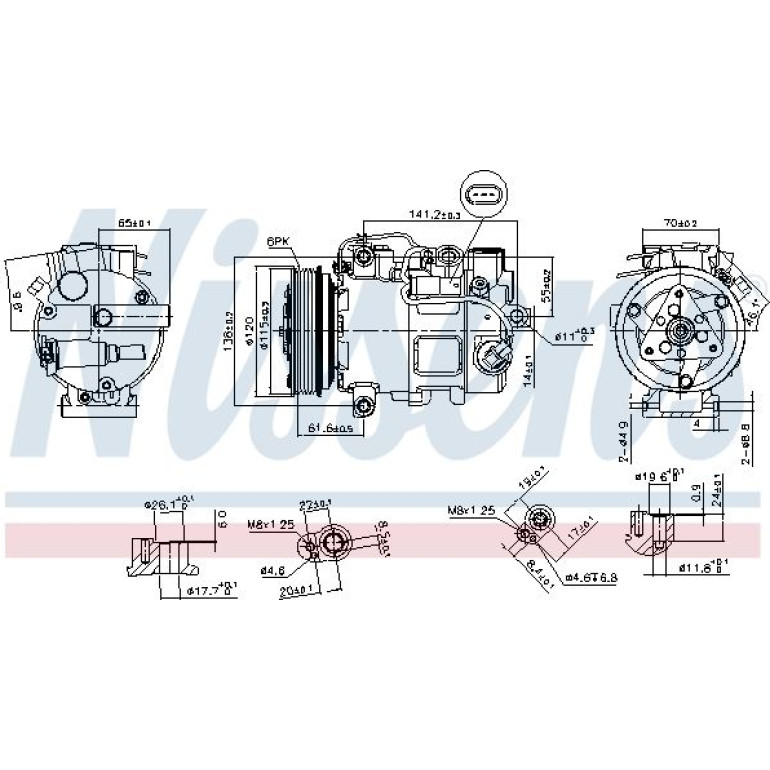 Kompressor, Klimaanlage 890739 Kompressor, Klimaanlage 890739
