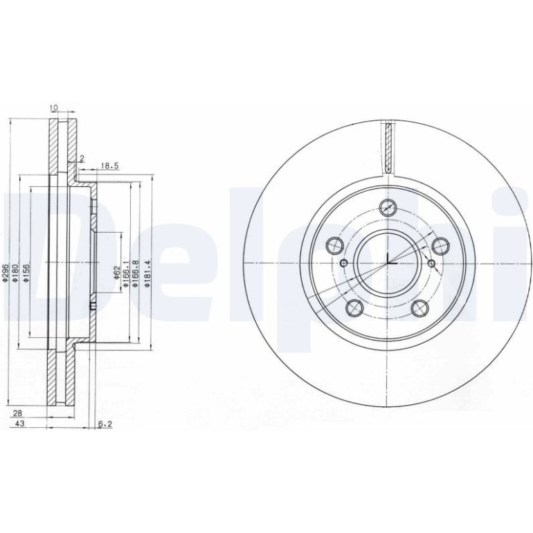 Bremsscheibe BG3735 Bremsscheibe BG3735