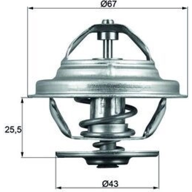 Thermostat, Kühlmittel TX 56 71 Thermostat, Kühlmittel TX 56 71