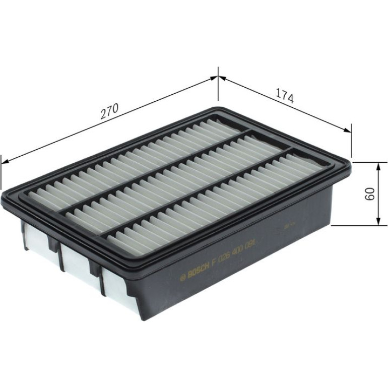 BOSCH F 026 400 091 Luftfilter