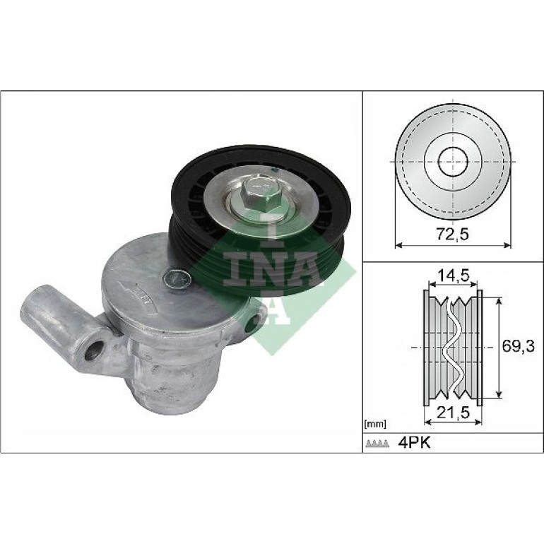 Riemenspanner, Keilrippenriemen 534 0705 10 Riemenspanner, Keilrippenriemen 534 0705 10