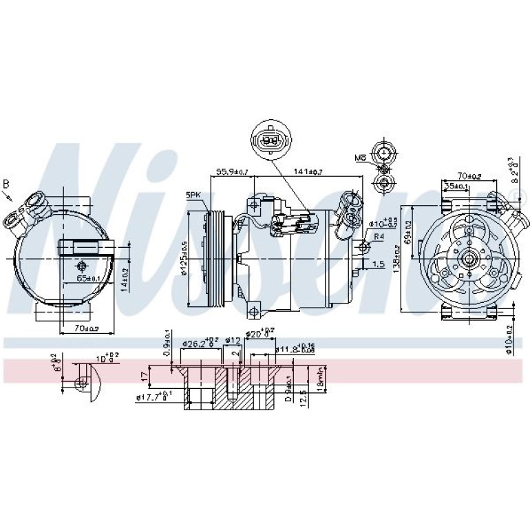 Kompressor, Klimaanlage 89308 Kompressor, Klimaanlage 89308