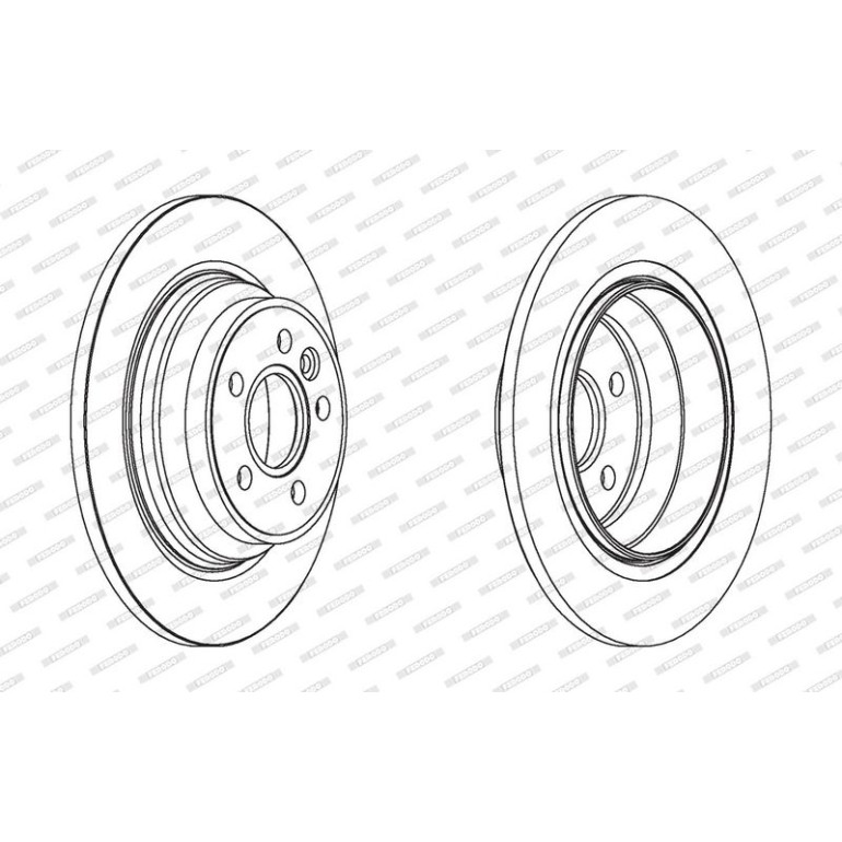 Bremsscheibe DDF1719 Bremsscheibe DDF1719