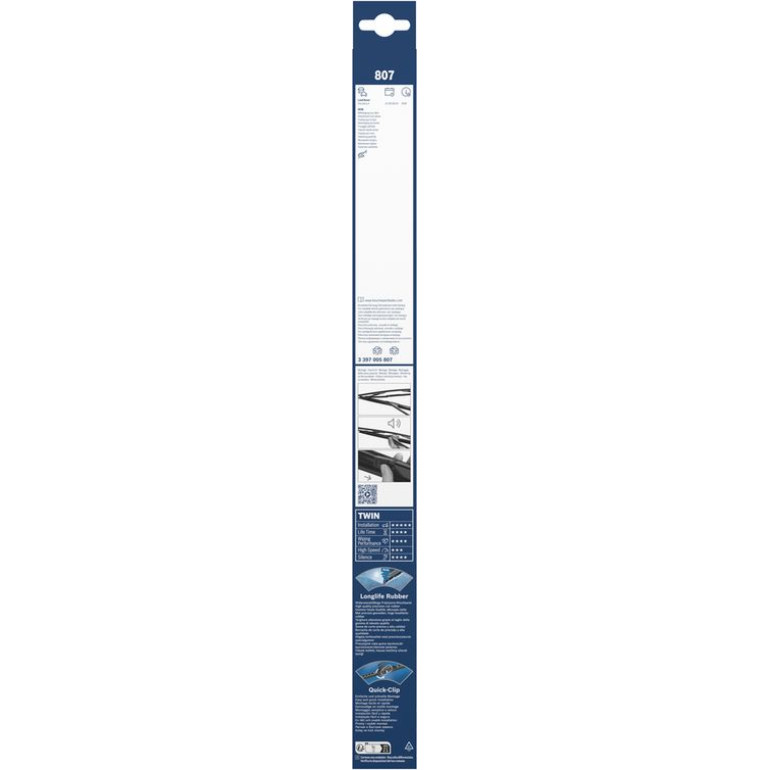 BOSCH 807 Scheibenwischer Twin 3 397 005 807 BOSCH 807 Scheibenwischer Twin 3 397 005 807
