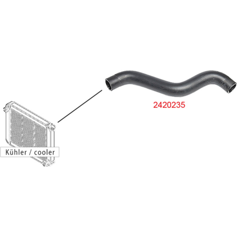 Kühlerschlauch 2420235