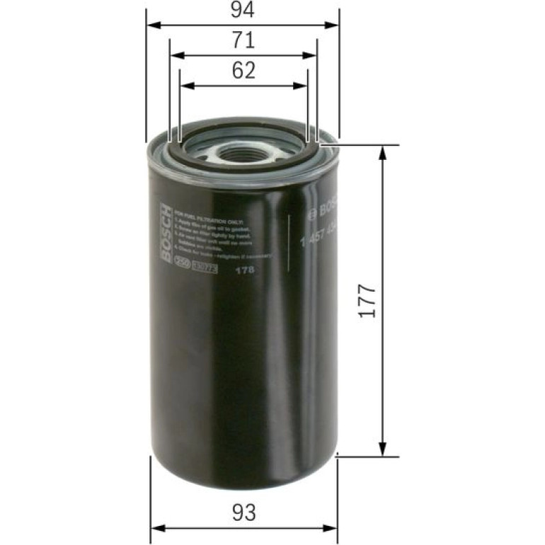 Kraftstofffilter 1 457 434 180