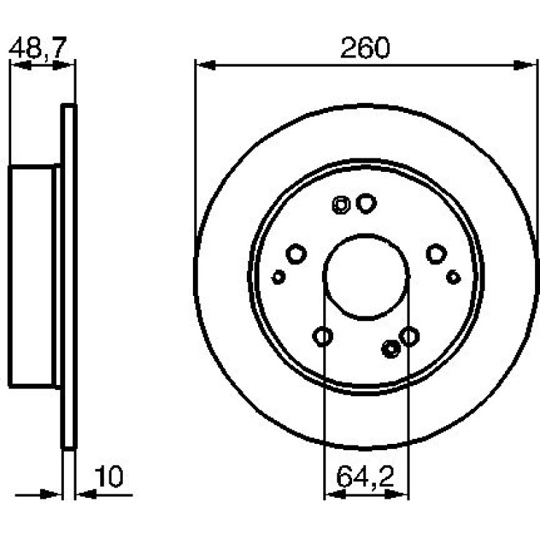 Bremsscheibe 0 986 479 225 Bremsscheibe 0 986 479 225
