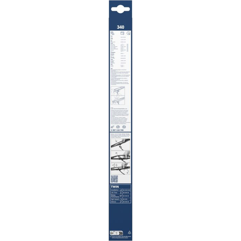 BOSCH 202 Scheibenwischer Twin 3 397 118 700 BOSCH 202 Scheibenwischer Twin 3 397 118 700