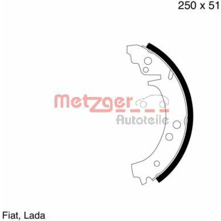 Bremsbackensatz MG 351