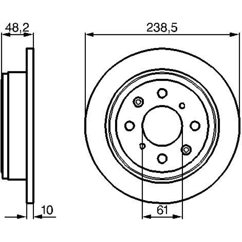 Bremsscheibe 0 986 478 350 Bremsscheibe 0 986 478 350