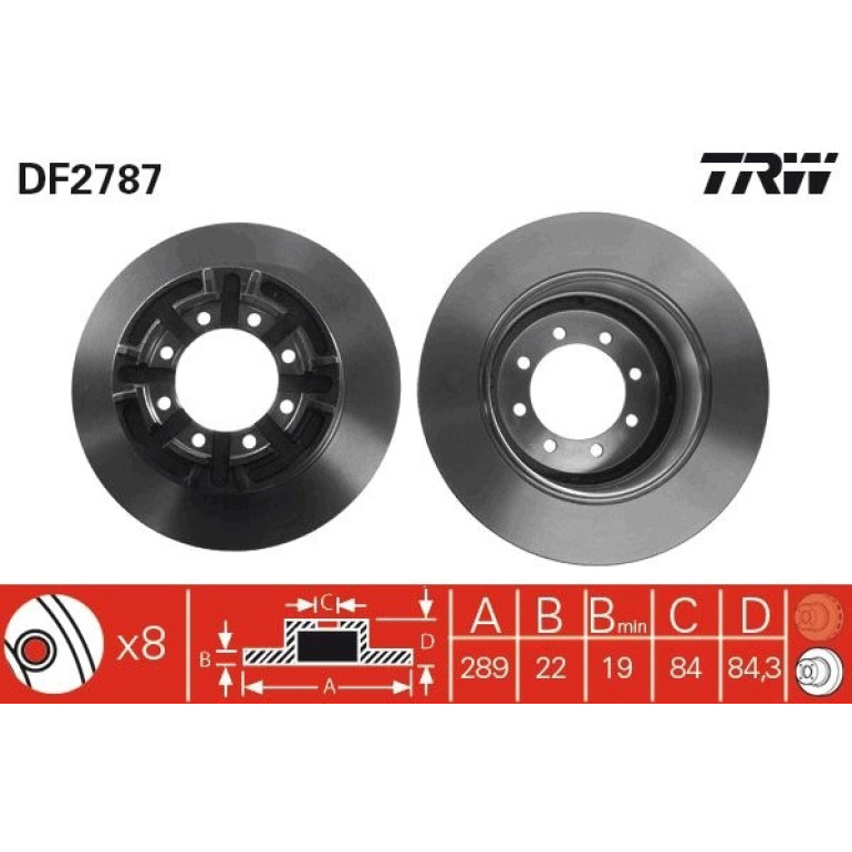 Bremsscheibe DF2787