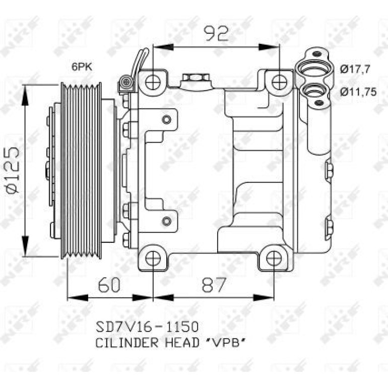 Kompressor, Klimaanlage 32747
