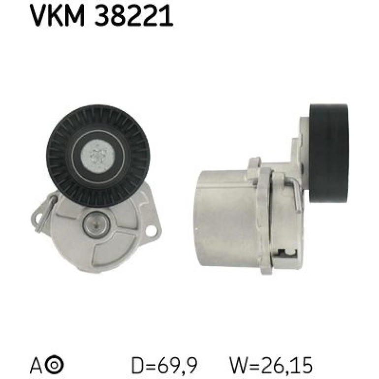 Spannrolle, Keilrippenriemen VKM 38221