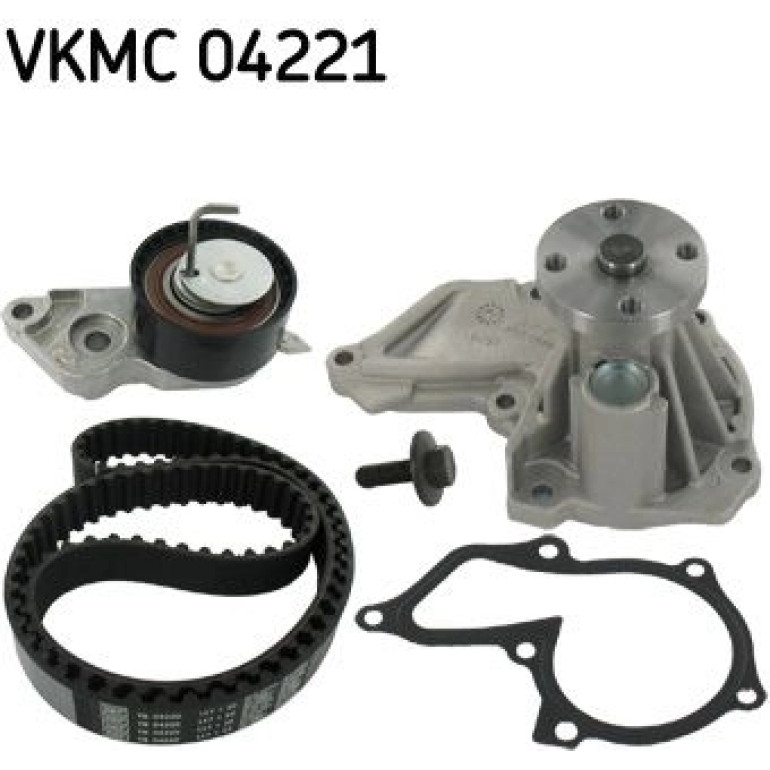 Wasserpumpe + Zahnriemensatz VKMC 04221