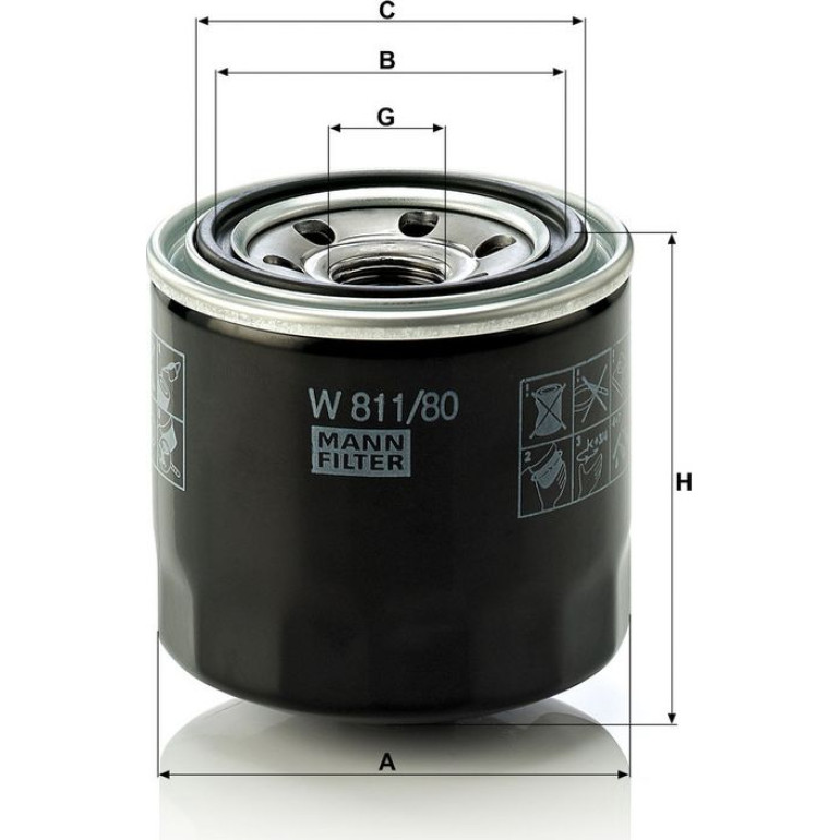 Ölfilter W 811/80