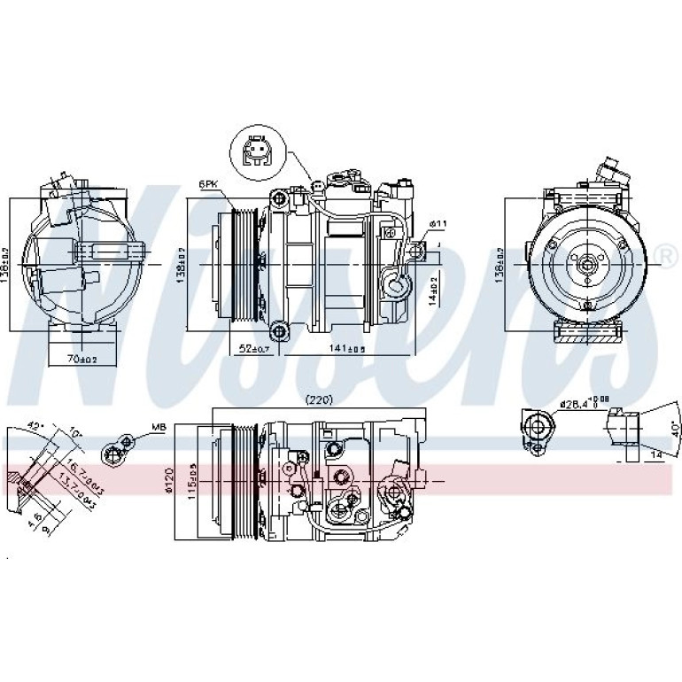 Kompressor, Klimaanlage 890379 Kompressor, Klimaanlage 890379