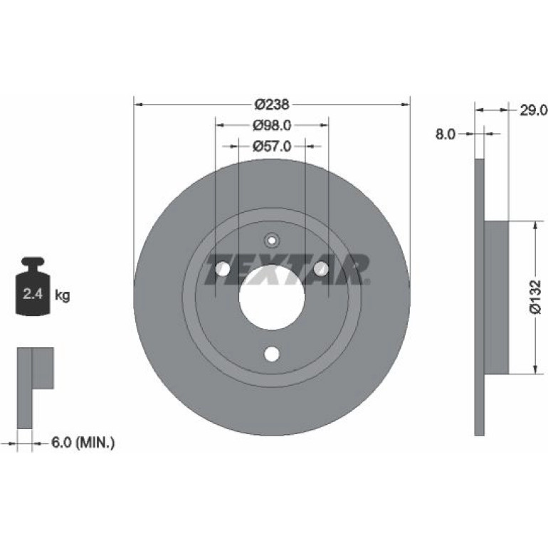 Bremsscheibe 92038500 Bremsscheibe 92038500