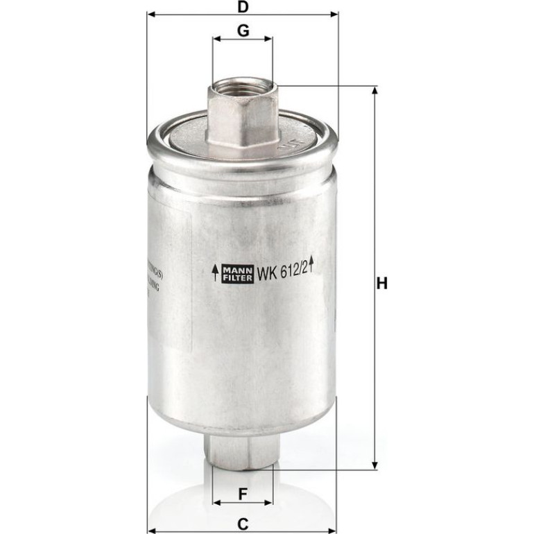 Kraftstofffilter WK 612/2
