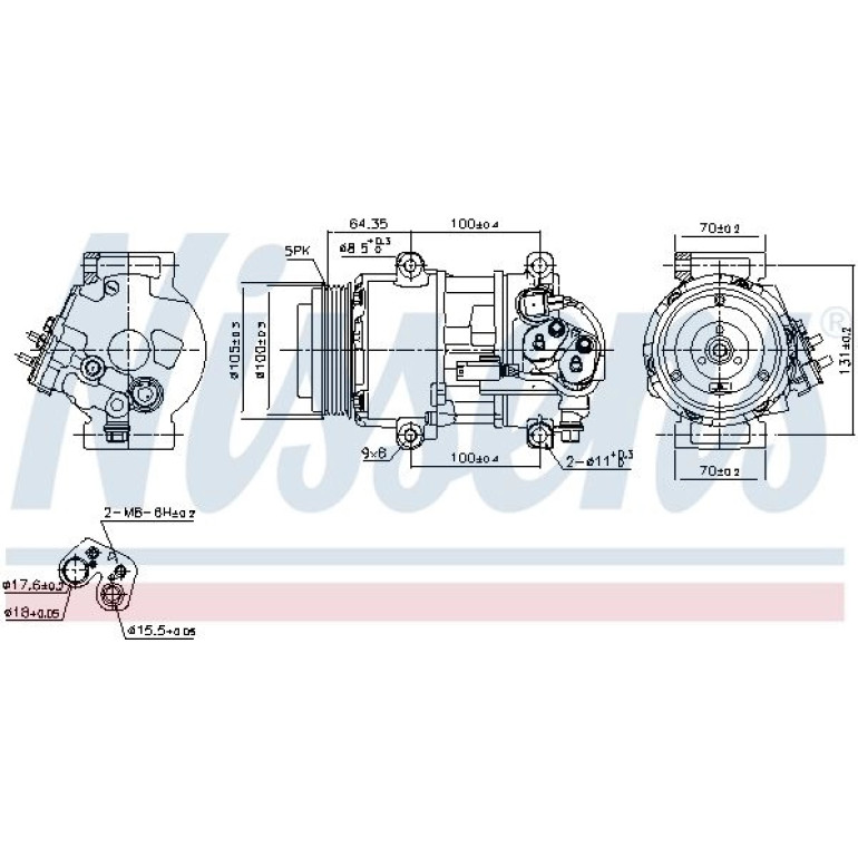 Kompressor, Klimaanlage 89089 Kompressor, Klimaanlage 89089