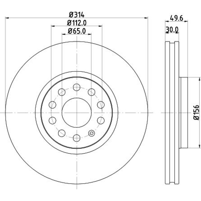 Bremsscheibe 8DD 355 117-791 Bremsscheibe 8DD 355 117-791