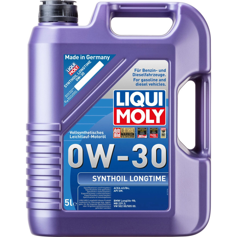 LIQUI MOLY 1172 Synthoil Longtime 0W-30 Motoröl, 5L LIQUI MOLY 1172 Synthoil Longtime 0W-30 Motoröl, 5L