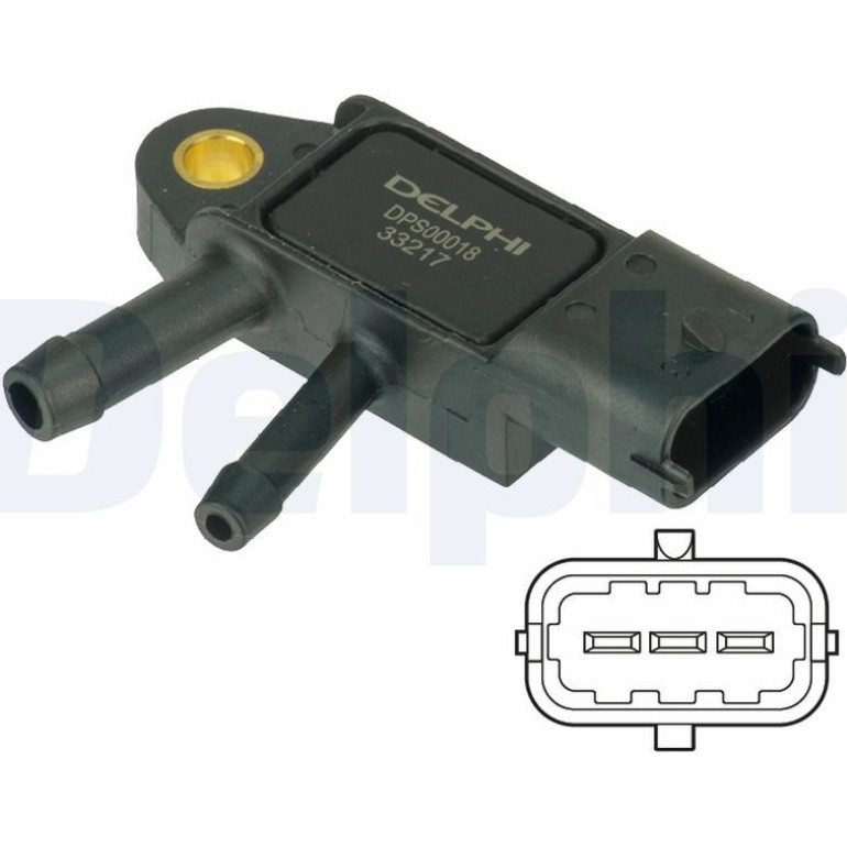 Sensor, Abgasdruck DPS00018